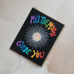 MAY THE MOON GUIDE YOU | SCRATCH OFF FORTUNE - GREETING CARD