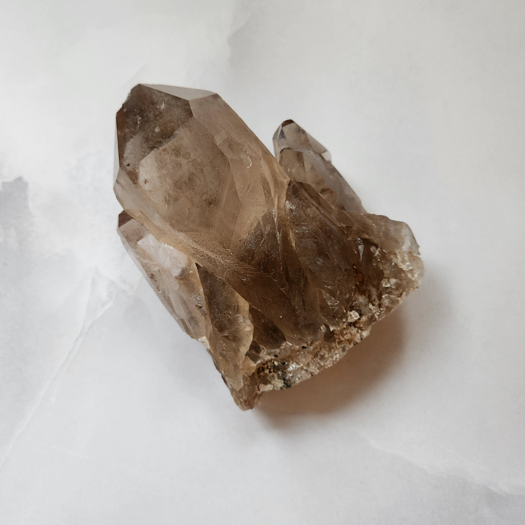 SMOKEY QUARTZ CLUSTER