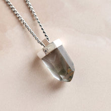 Load image into Gallery viewer, CHLORITE PHANTOM PENDANT SILVER
