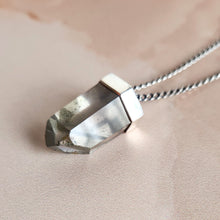 Load image into Gallery viewer, CHLORITE PHANTOM PENDANT SILVER
