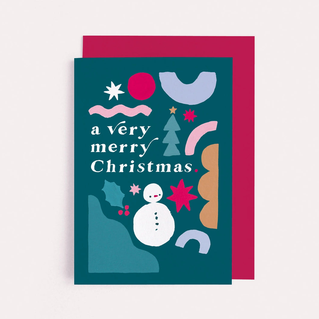 A VERY MERRY CHRISTMAS CARD