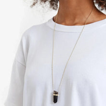 Load image into Gallery viewer, BESPOKE - SMOKY QUARTZ CRYSTAL NECKLACE IN 9CT GOLD
