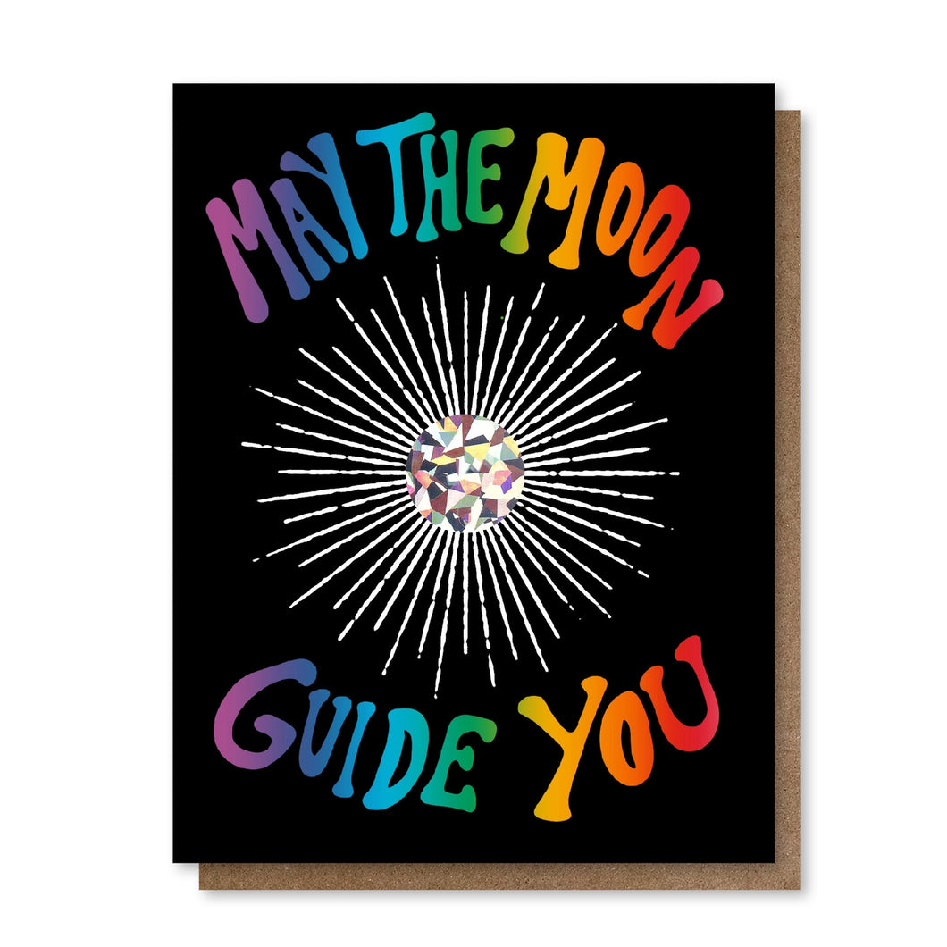 MAY THE MOON GUIDE YOU | SCRATCH OFF FORTUNE - GREETING CARD