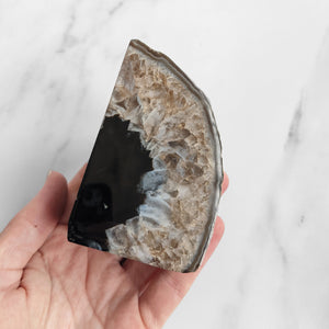 AGATE BOOK ENDS - NATURE'S GEO - LARGE