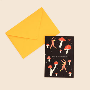 WILD BIRTHDAY  - GREETING CARD