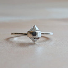 Load image into Gallery viewer, HERKIMER DIAMOND RING SILVER
