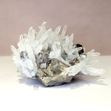Load image into Gallery viewer, PYRITE IN QUARTZ - PERUVIAN COLLECTION
