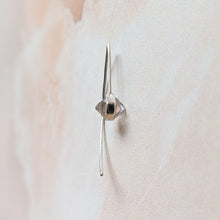 Load image into Gallery viewer, HERKIMER DIAMOND EARRING SILVER
