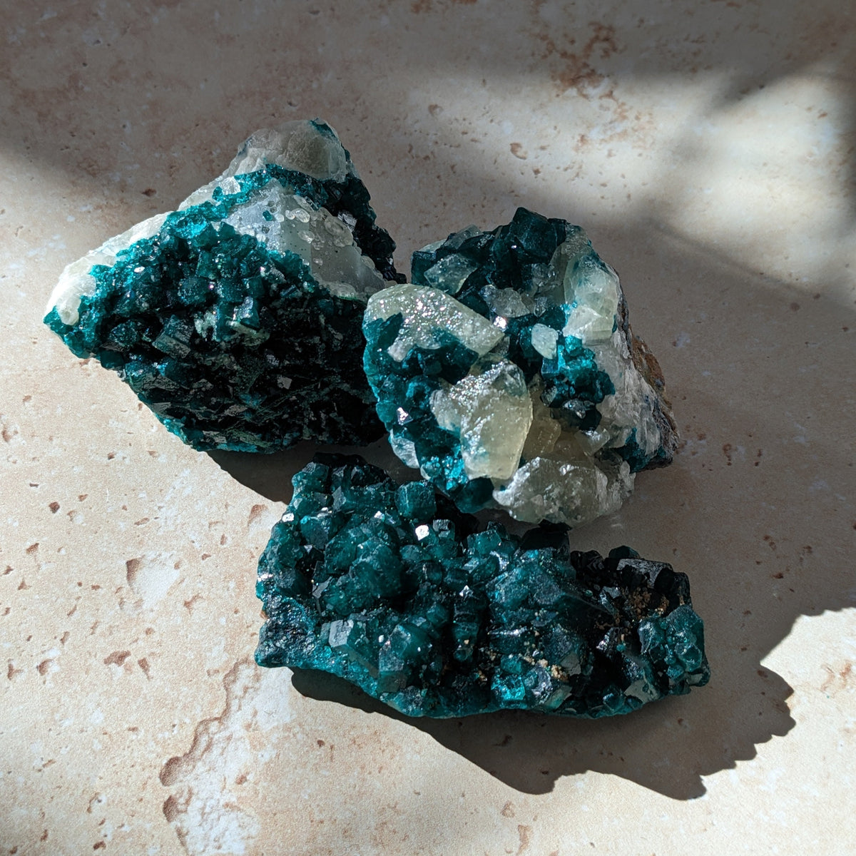 DIOPTASE CLUSTER – Shes Lost Control