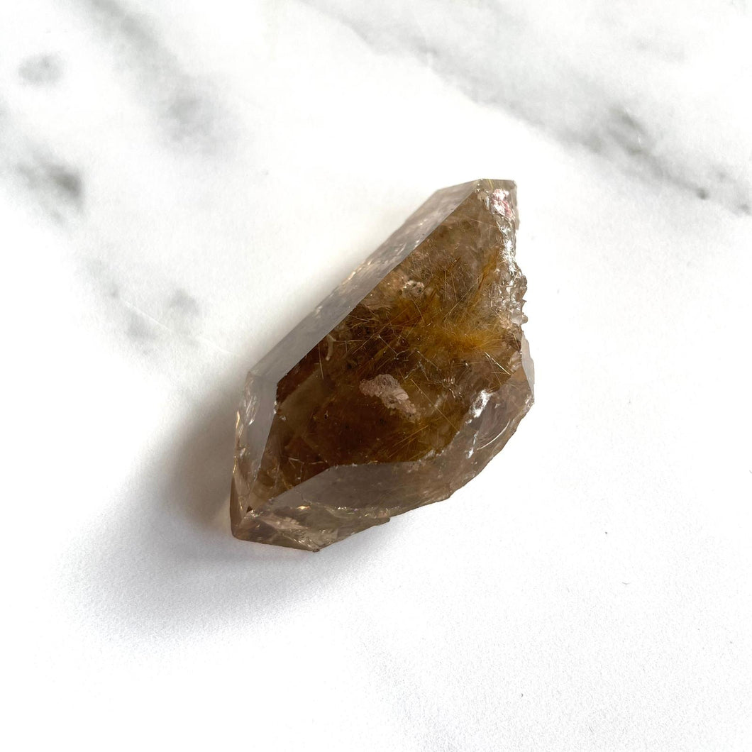 HIGH GRADE GOLDEN RUTILE SMOKEY QUARTZ A97