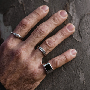 MOON PHASES RING SILVER