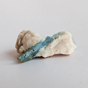 AQUAMARINE & PEACH FELDSPAR