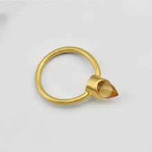 Load image into Gallery viewer, ELEMENTAL CRYSTAL BULLET RING - GOLD PLATE
