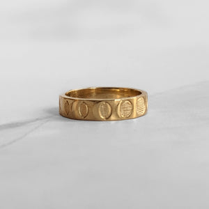 MOON PHASES RING GOLD