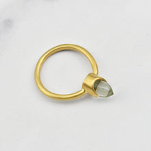 Load image into Gallery viewer, ELEMENTAL CRYSTAL BULLET RING - GOLD PLATE
