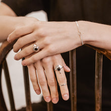 Load image into Gallery viewer, INTERSTELLAR RING SILVER ONYX
