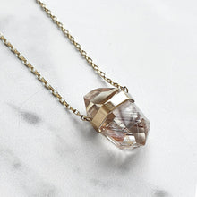 Load image into Gallery viewer, ROSE RUTILE DRAGON EGG PENDANT 9CT GOLD
