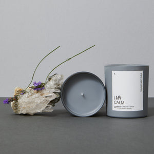 I AM CALM - NATURAL CRYSTAL CANDLE