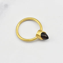 Load image into Gallery viewer, ELEMENTAL CRYSTAL BULLET RING - GOLD PLATE
