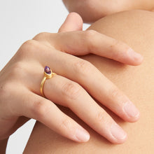 Load image into Gallery viewer, ELEMENTAL CRYSTAL BULLET RING - GOLD PLATE
