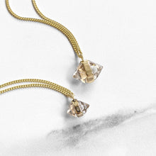 Load image into Gallery viewer, HERKIMER DIAMOND PENDANT IN 9CT YELLOW GOLD
