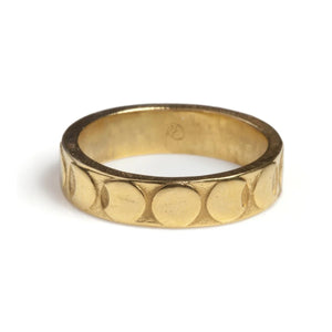 MOON PHASES RING GOLD